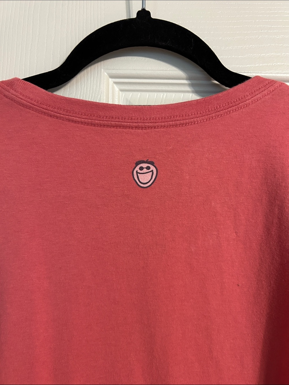 LIFE IS GOOD Coral-Pink Long Sleeve T-Shirt Downward Dog Graphic Crewneck XL - Picture 7 of 8